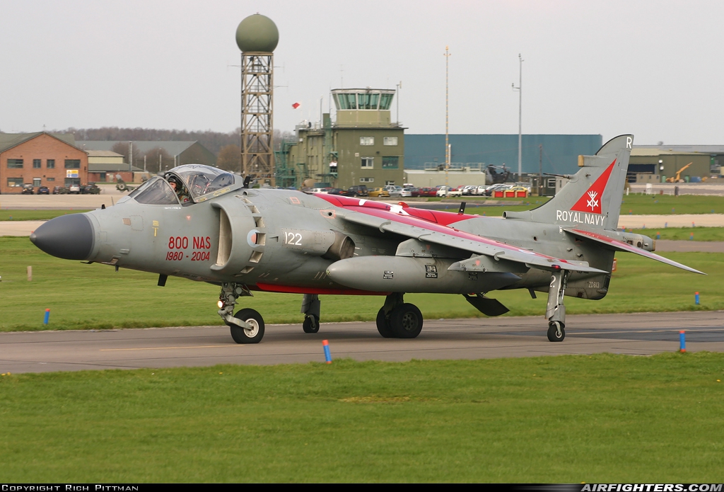 UK - Navy British Aerospace Sea Harrier FA.2 ZD613 at Yeovilton (YEO / EGDY), UK