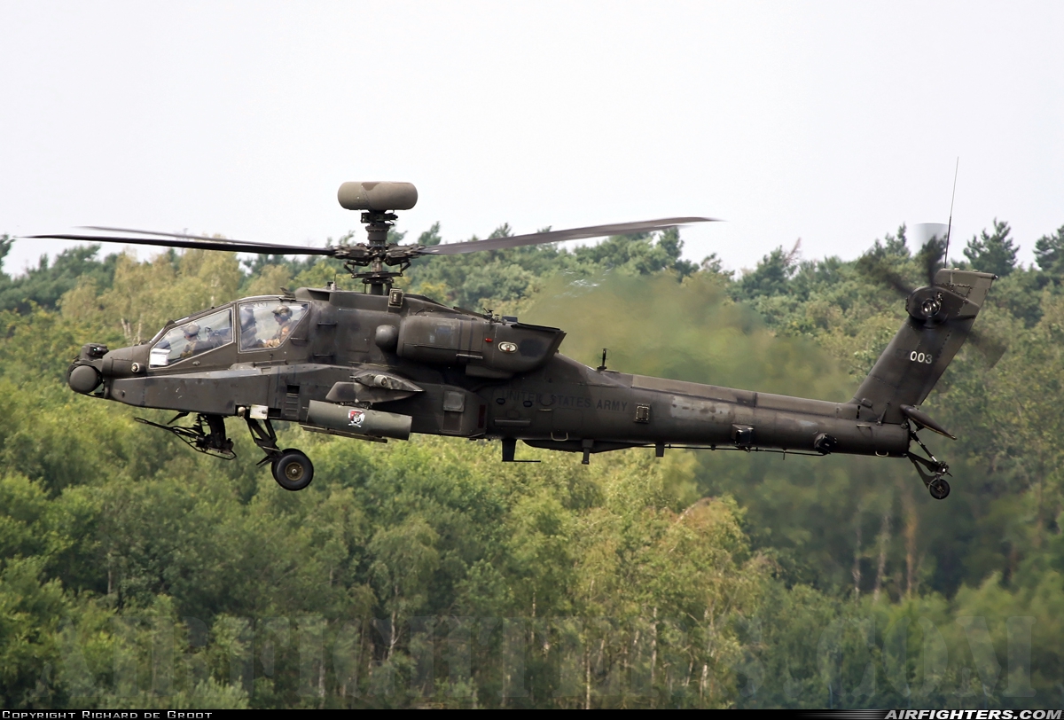 USA - Army McDonnell Douglas AH-64D Apache Longbow 05-07003 at Eindhoven (- Welschap) (EIN / EHEH), Netherlands