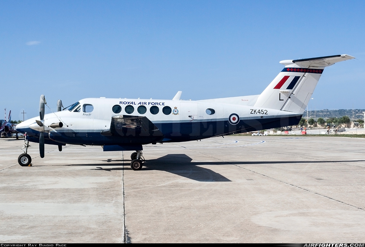 UK - Air Force Beech Super King Air B200 ZK452 at Luqa - Malta International (MLA / LMML), Malta
