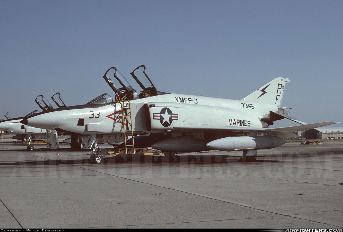USA - Marines McDonnell Douglas RF-4B Phantom II 157348 at Santa Ana - El Toro MCAS (NZJ / KNZJ), USA