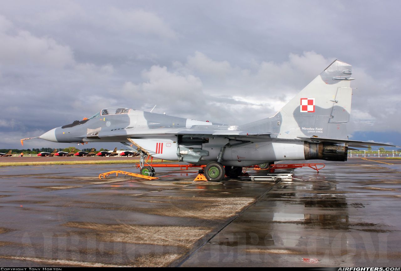 Poland - Air Force Mikoyan-Gurevich MiG-29M (9.15) 111 at Fairford (FFD / EGVA), UK