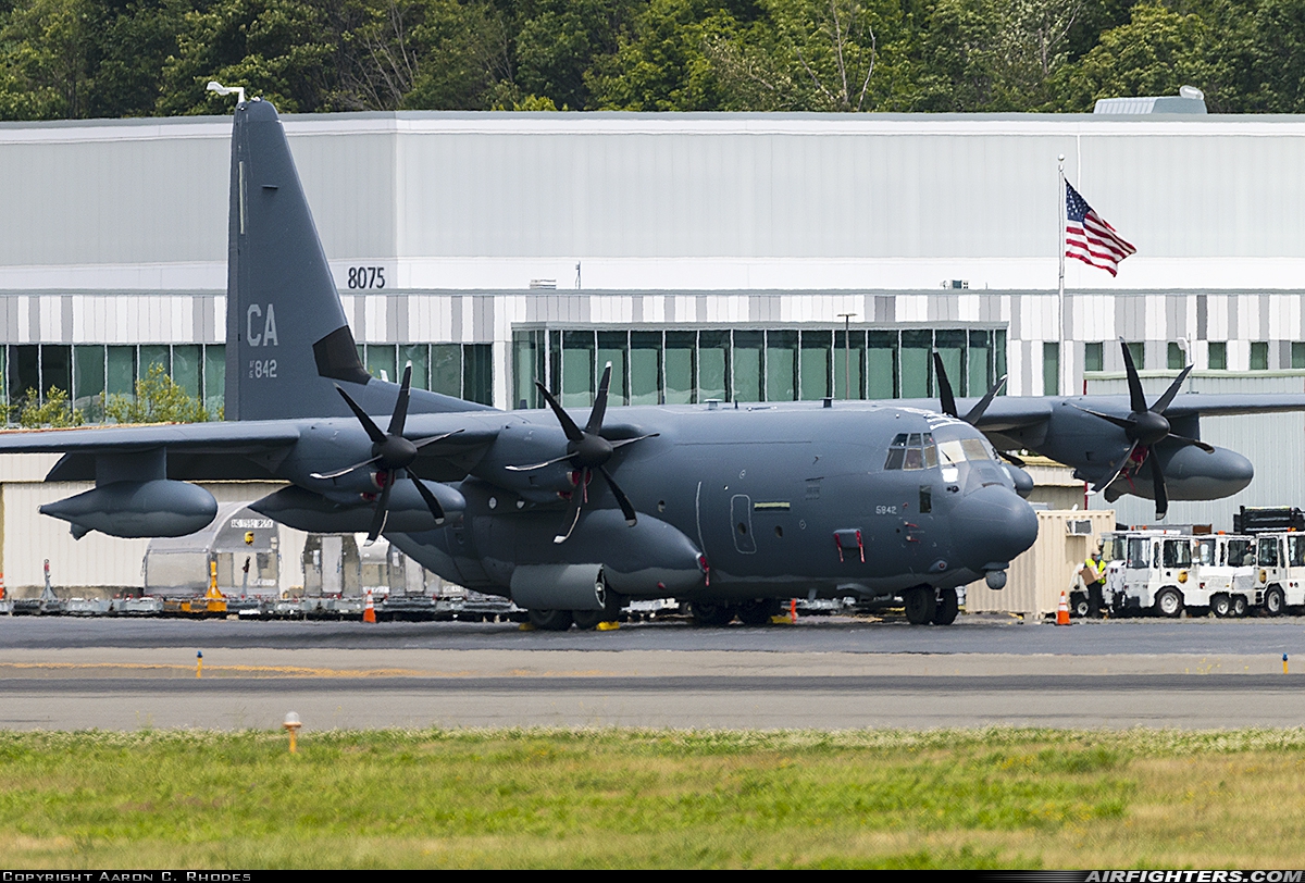 USA - Air Force Lockheed Martin HC-130J Hercules (L-382) 15-5842 at Seattle - Boeing Field / King County Int. (BFI / KBFI), USA