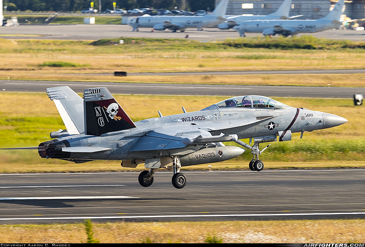 USA - Navy Boeing EA-18G Growler 168376 at Oak Harbor - Whidbey Island NAS / Ault Field (NUW), USA