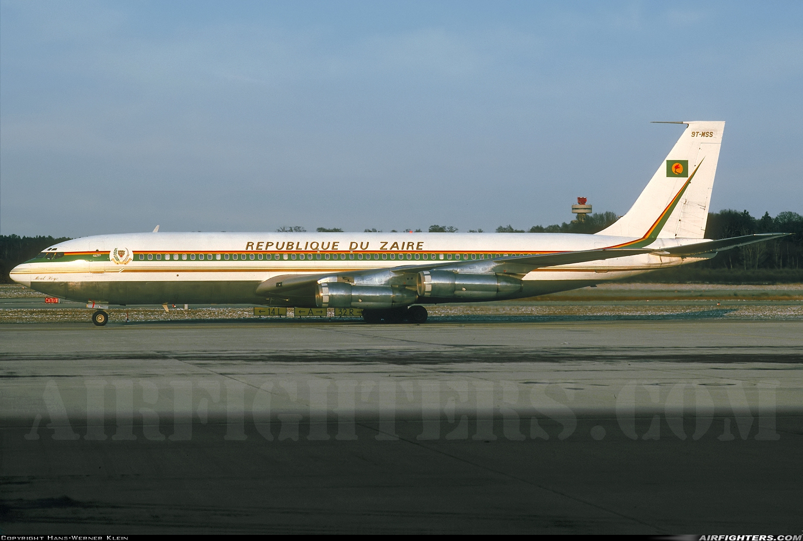 Zaire - Government Boeing 707-382B 9T-MSS at Cologne / Bonn (- Konrad Adenauer / Wahn) (CGN / EDDK), Germany