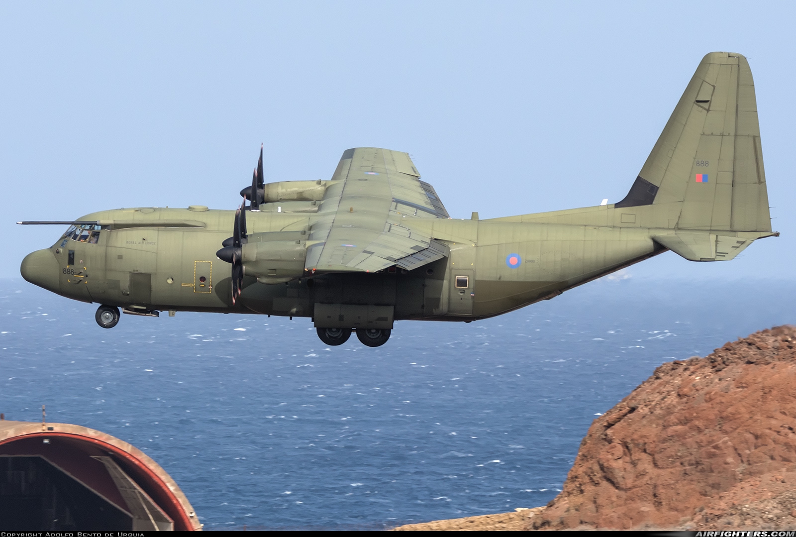 UK - Air Force Lockheed Martin Hercules C5 (C-130J / L-382) ZH888 at Gran Canaria (- Las Palmas / Gando) (LPA / GCLP), Spain