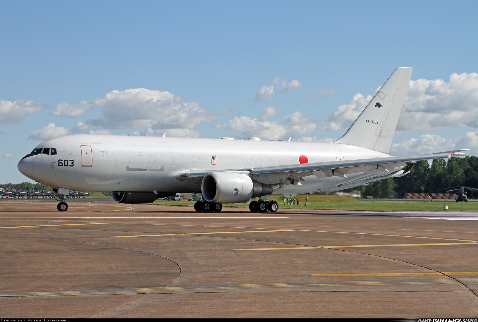 Japan - Air Force Boeing KC-767J (767-27C/ER) 97-3603 at Fairford (FFD / EGVA), UK