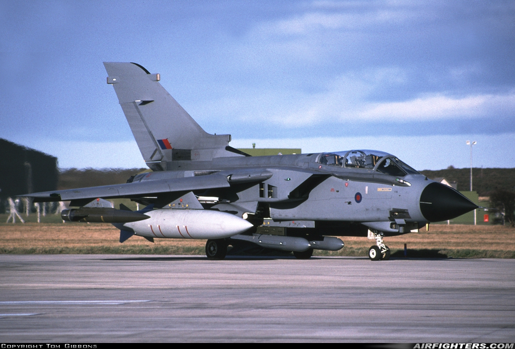 UK - Air Force Panavia Tornado GR1B ZA455 at Lossiemouth (LMO / EGQS), UK