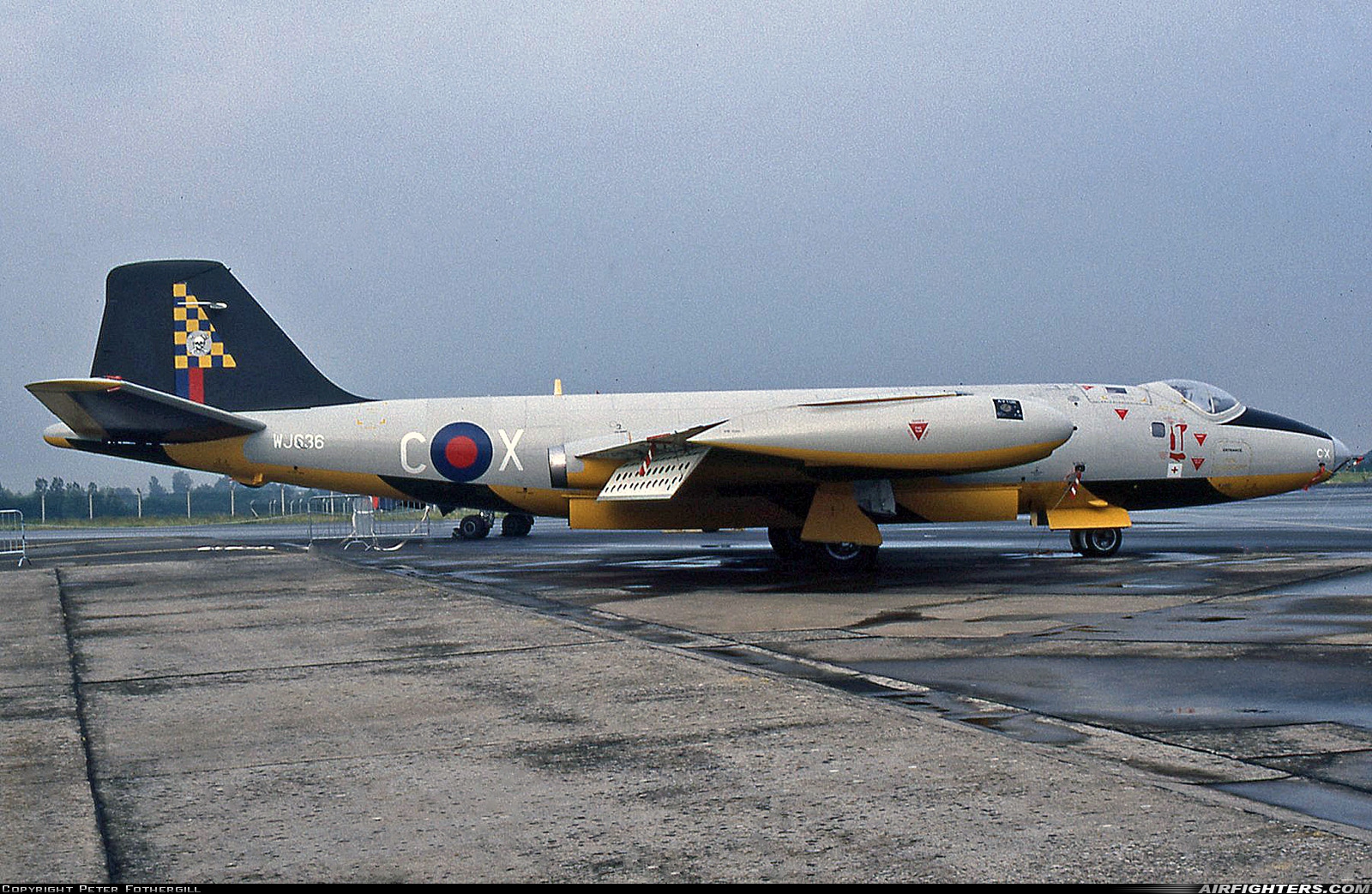 UK - Air Force English Electric Canberra TT.18 WJ636 at Fairford (FFD / EGVA), UK