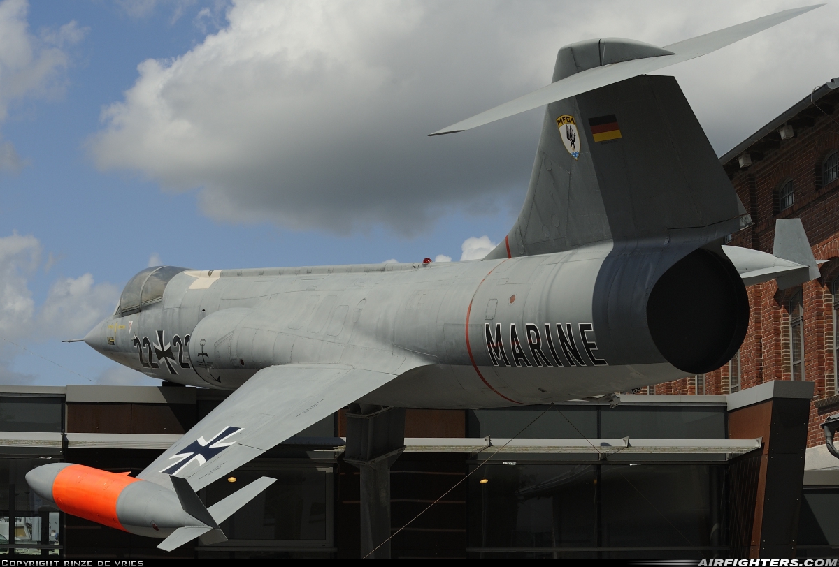 Germany - Air Force Lockheed F-104G Starfighter 25+74 at Off-Airport - Wilhelmshaven, Germany