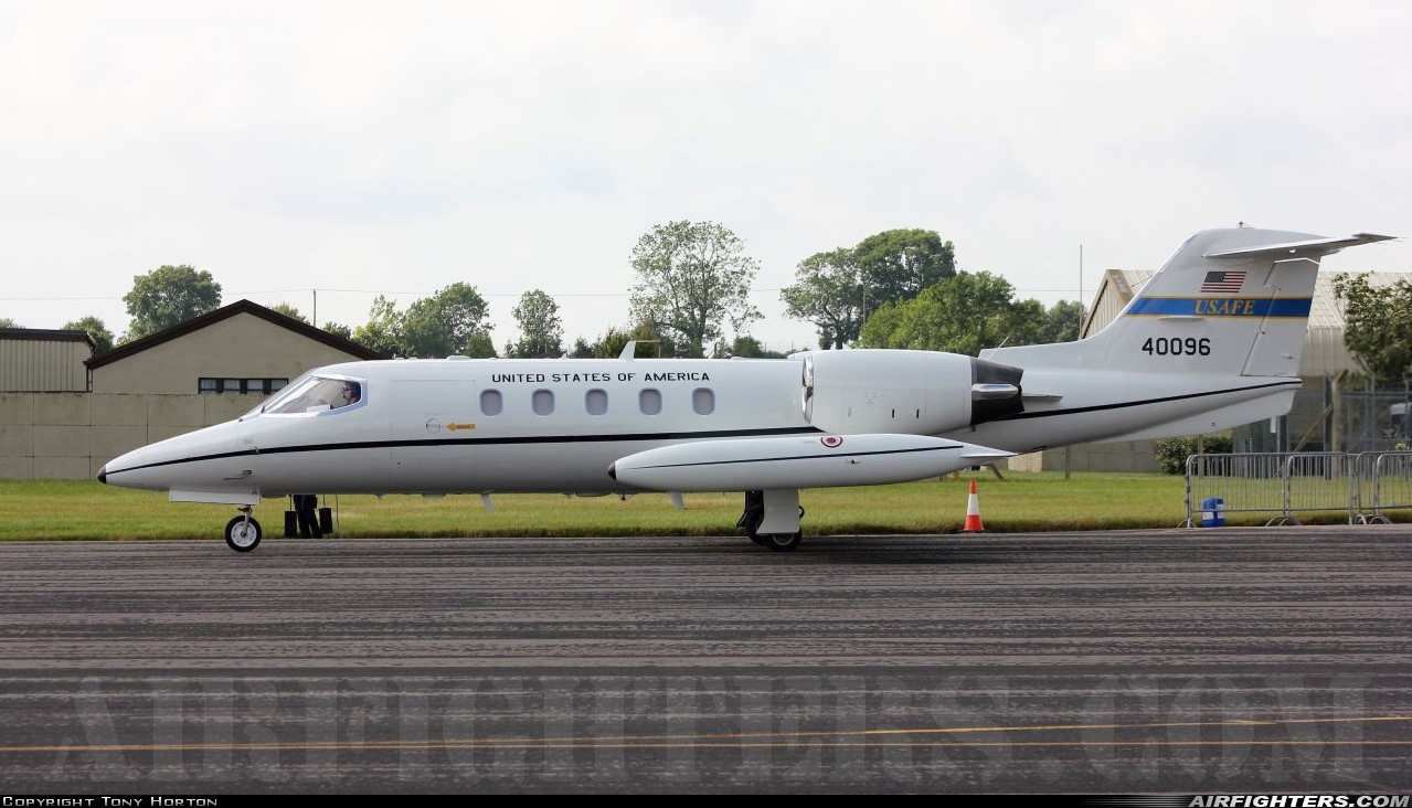 USA - Air Force Learjet C-21A 84-0096 at Fairford (FFD / EGVA), UK