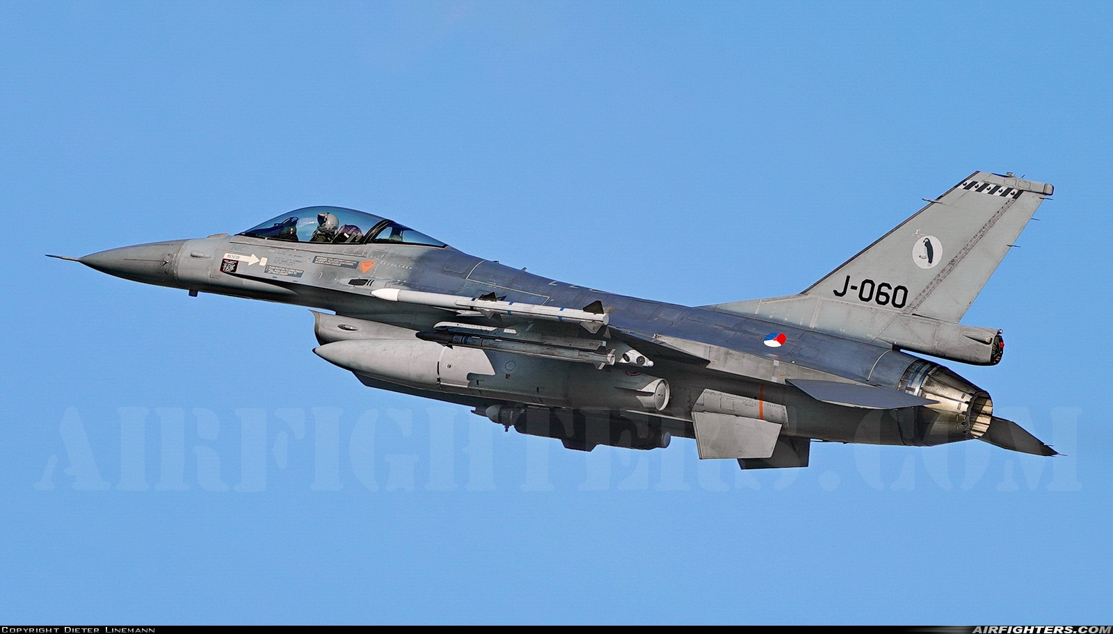 Netherlands - Air Force General Dynamics F-16AM Fighting Falcon J-060 at Leeuwarden (LWR / EHLW), Netherlands