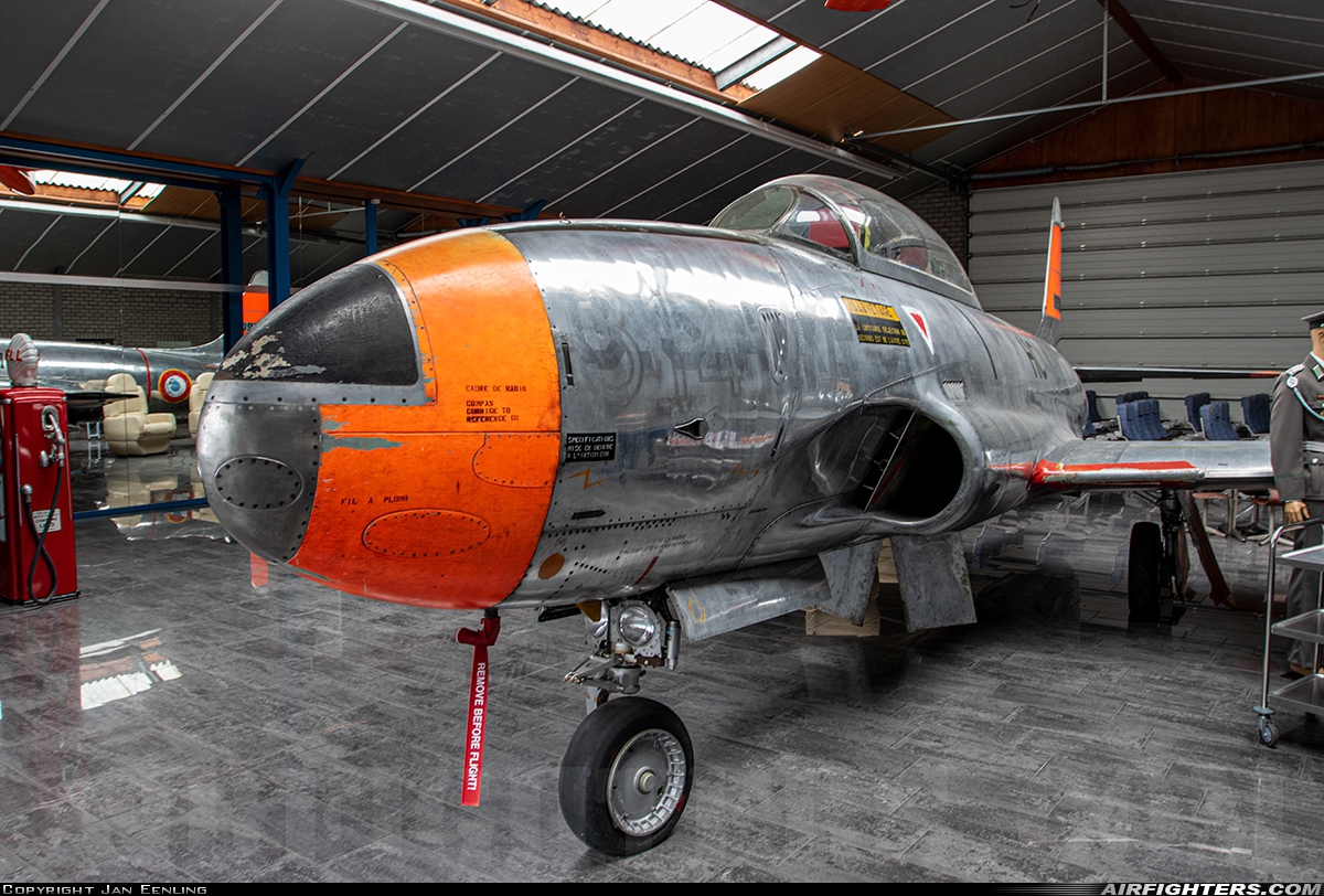 France - Air Force Lockheed T-33A Shooting Star 16520 at Off-Airport - Baarlo, Netherlands