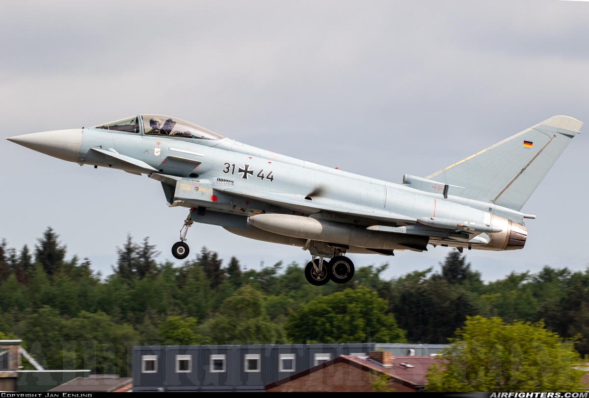 Germany - Air Force Eurofighter EF-2000 Typhoon S 31+44 at Wittmundhafen (Wittmund) (ETNT), Germany