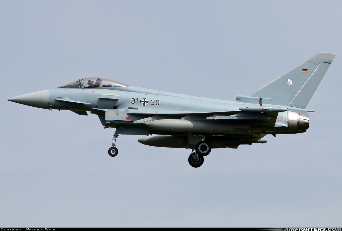 Germany - Air Force Eurofighter EF-2000 Typhoon S 31+30 at Norvenich (ETNN), Germany