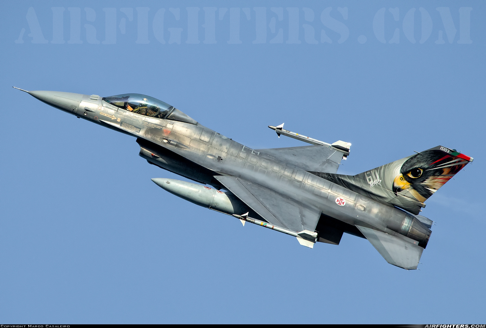 Portugal - Air Force General Dynamics F-16AM Fighting Falcon 15103 at Monte Real (BA5) (LPMR), Portugal