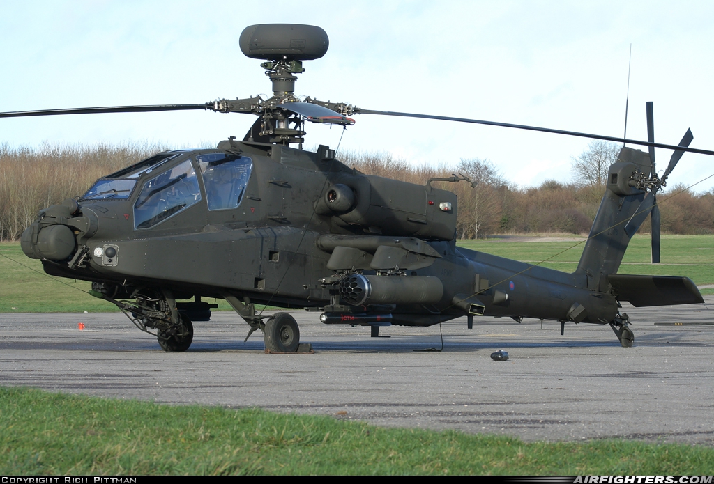 UK - Army Westland Apache AH1 (WAH-64D) ZJ178 at Off-Airport - Salisbury Plain, UK