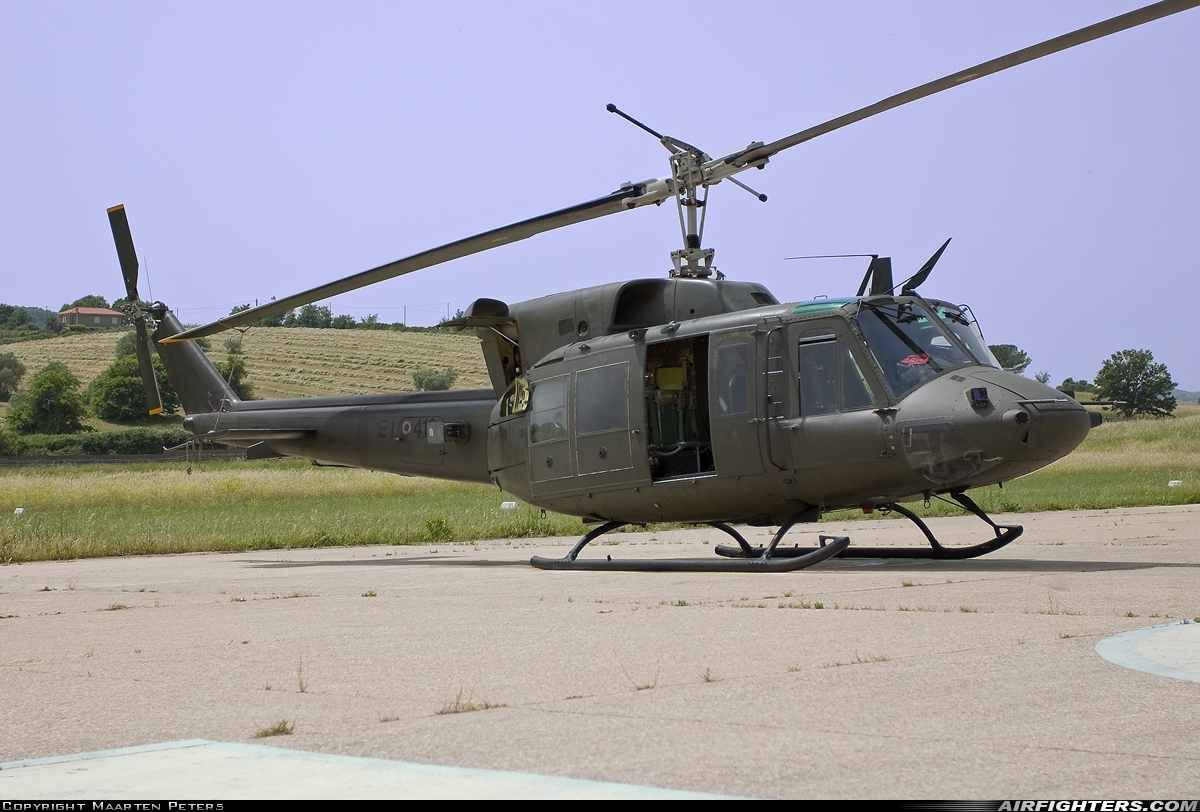 Italy - Army Agusta-Bell AB-212 MM81128 at Bracciano (LIOO), Italy