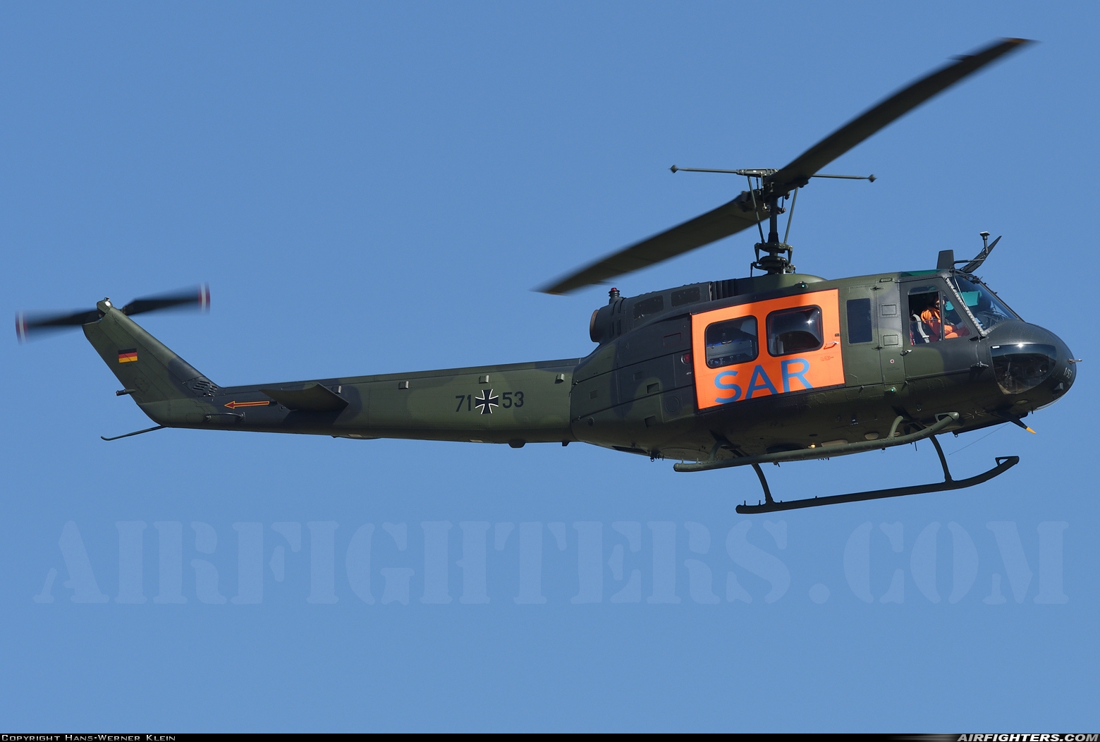 Germany - Air Force Bell UH-1D Iroquois (205) 71+53 at Norvenich (ETNN), Germany