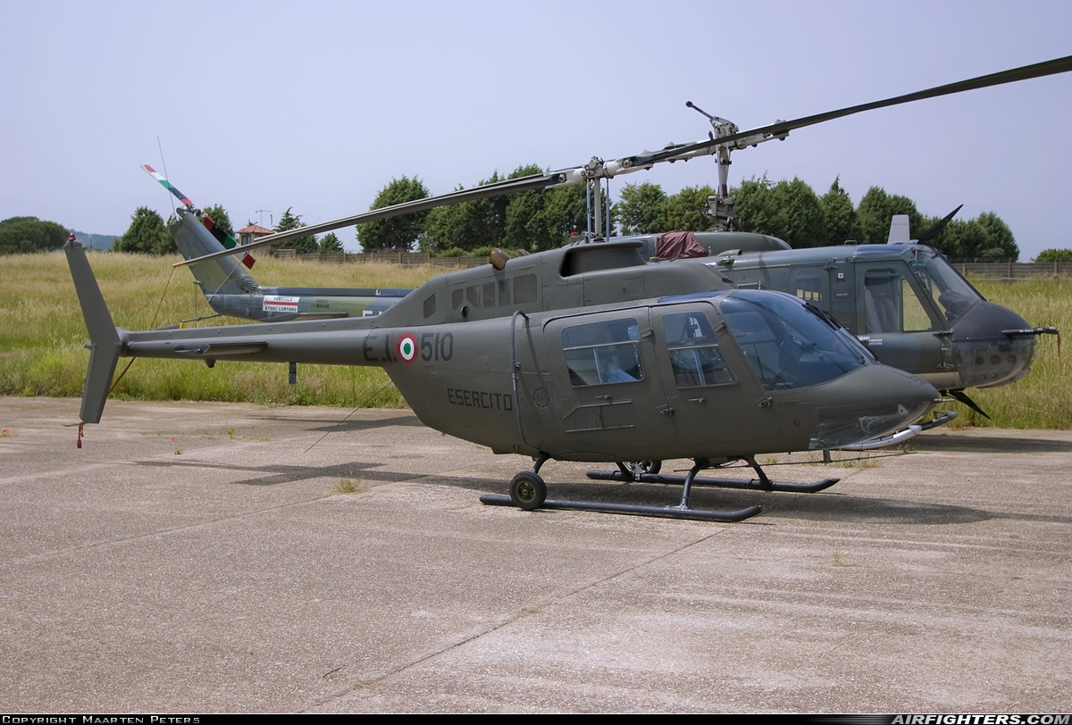 Italy - Army Agusta-Bell AB-206A MM80571 at Bracciano (LIOO), Italy