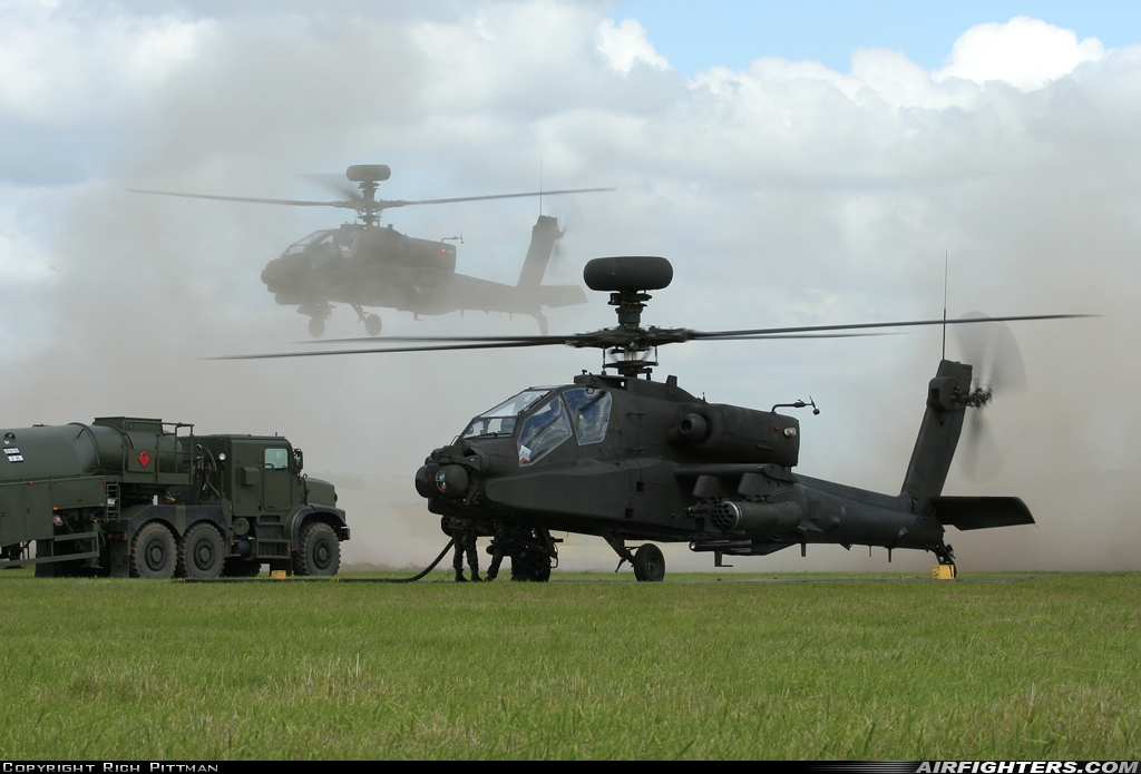 UK - Army Westland Apache AH1 (WAH-64D) ZJ180 at Off-Airport - Salisbury Plain, UK