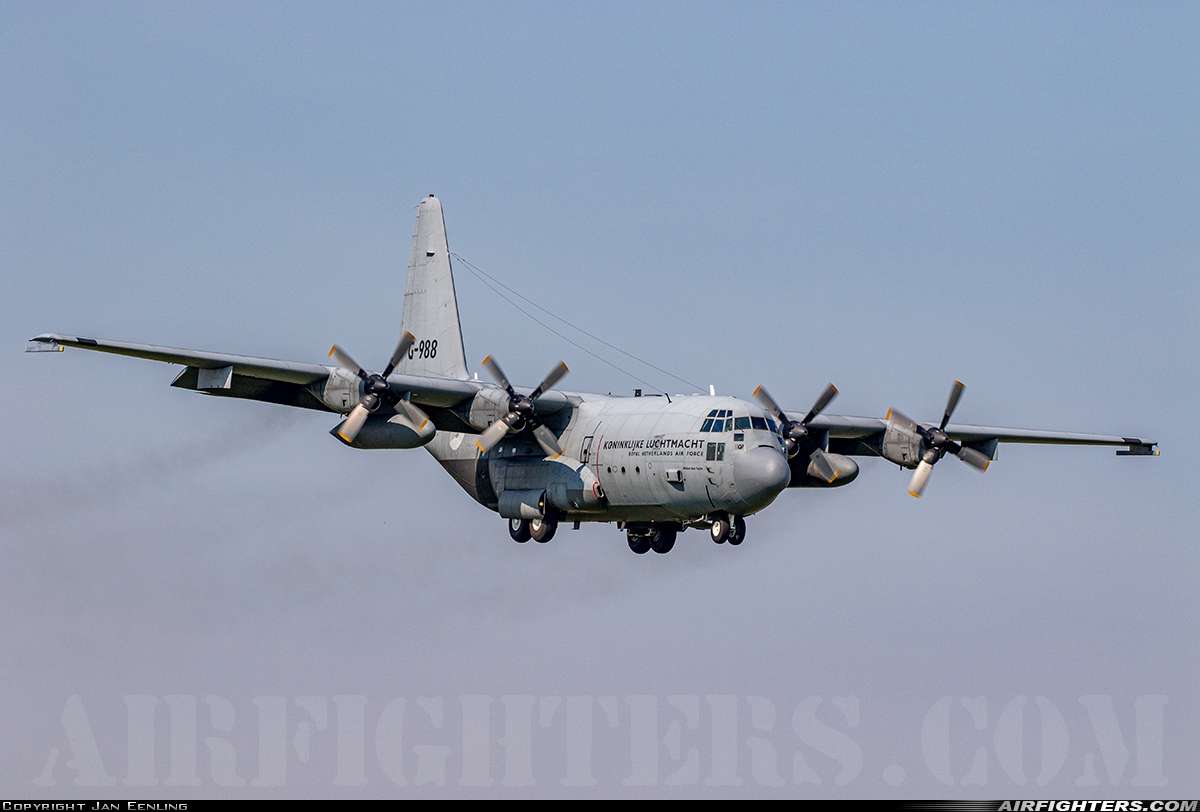 Netherlands - Air Force Lockheed C-130H Hercules (L-382) G-988 at Leeuwarden (LWR / EHLW), Netherlands