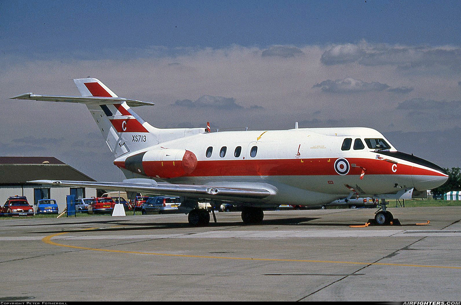 UK - Air Force Hawker Siddeley HS-125-2 Dominie T1 XS713 at Fairford (FFD / EGVA), UK