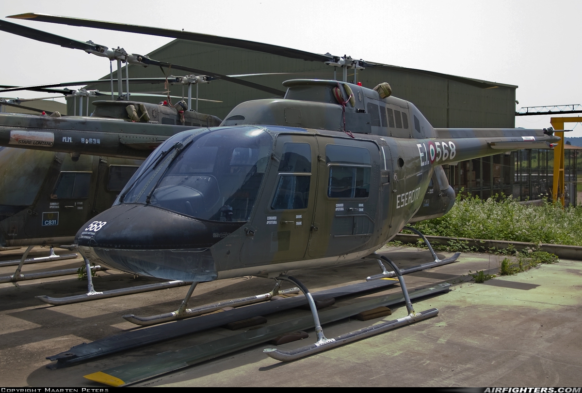 Italy - Army Agusta-Bell AB-206A MM80629 at Bracciano (LIOO), Italy