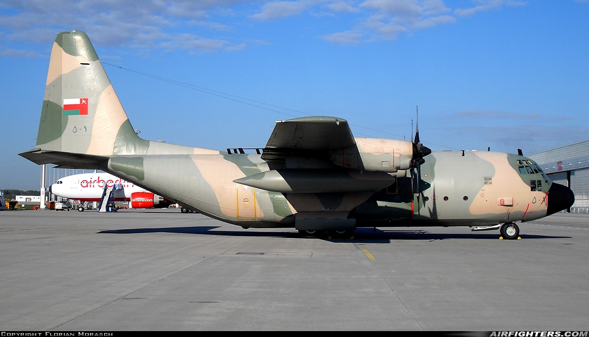 Oman - Air Force Lockheed C-130H Hercules (L-382) 501 at Munich (- Franz Josef Strauss) (MUC / EDDM), Germany