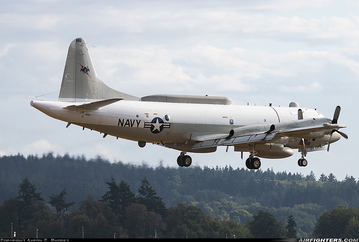 USA - Navy Lockheed EP-3E Aries II 159893 at Oak Harbor - Whidbey Island NAS / Ault Field (NUW), USA