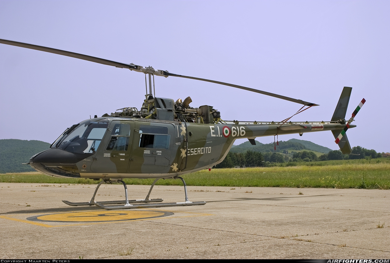Italy - Army Agusta-Bell AB-206C-1 JetRanger MM80884 at Bracciano (LIOO), Italy