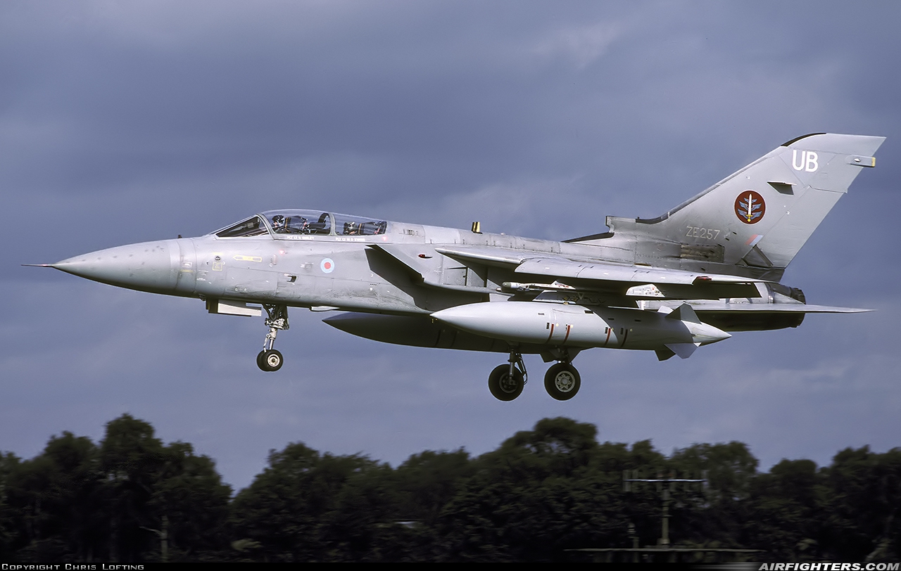 UK - Air Force Panavia Tornado F3 ZE257 at Coningsby (EGXC), UK