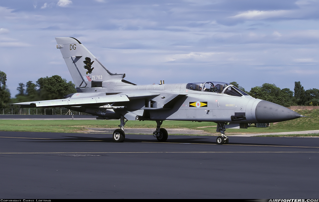 UK - Air Force Panavia Tornado F3 ZE763 at Coningsby (EGXC), UK