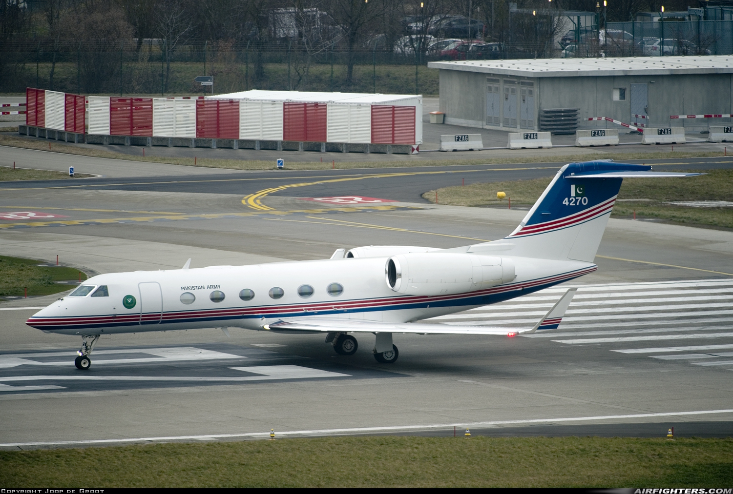 Pakistan - Army Gulfstream Aerospace G-450 (G-IV-SP) 4270 at Zurich (- Kloten) (ZRH / LSZH), Switzerland