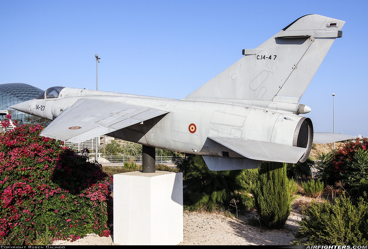 Spain - Air Force Dassault Mirage F1M C.14-47 at Off-Airport - Valencia, Spain