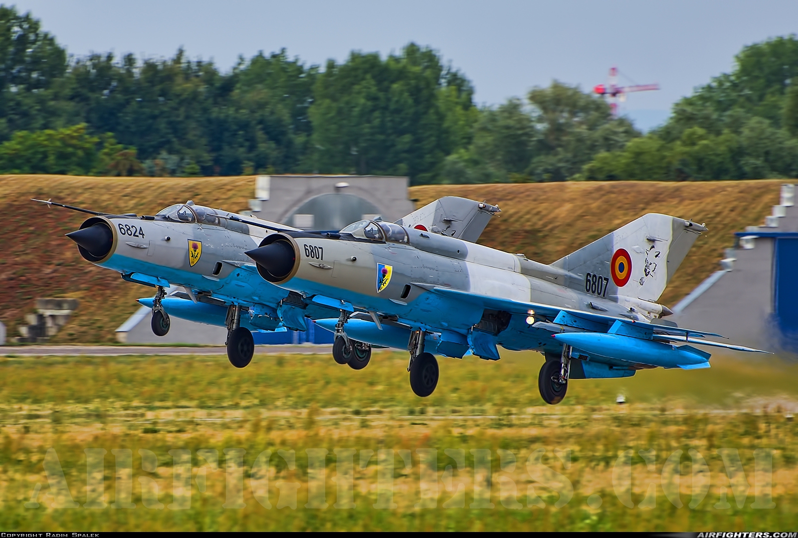Romania - Air Force Mikoyan-Gurevich MiG-21MF-75 Lancer C 6807 at Pardubice (PED / LKPD), Czech Republic