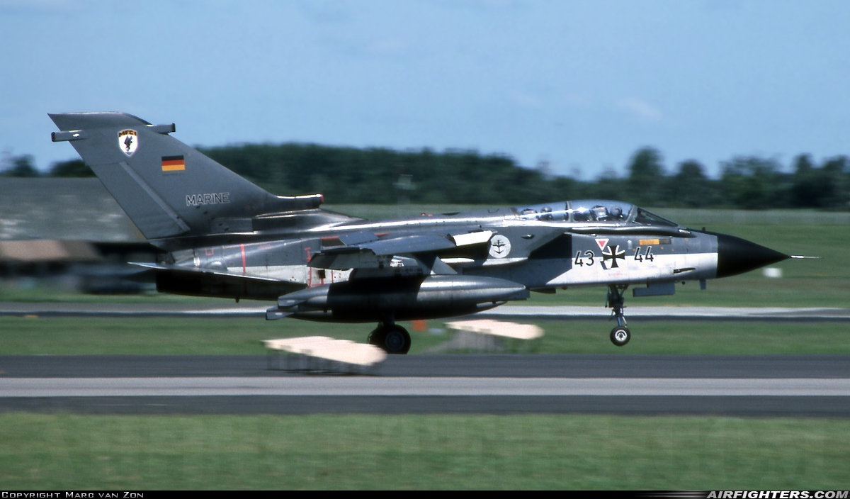 Germany - Navy Panavia Tornado IDS(T) 43+44 at Schleswig (- Jagel) (WBG / ETNS), Germany