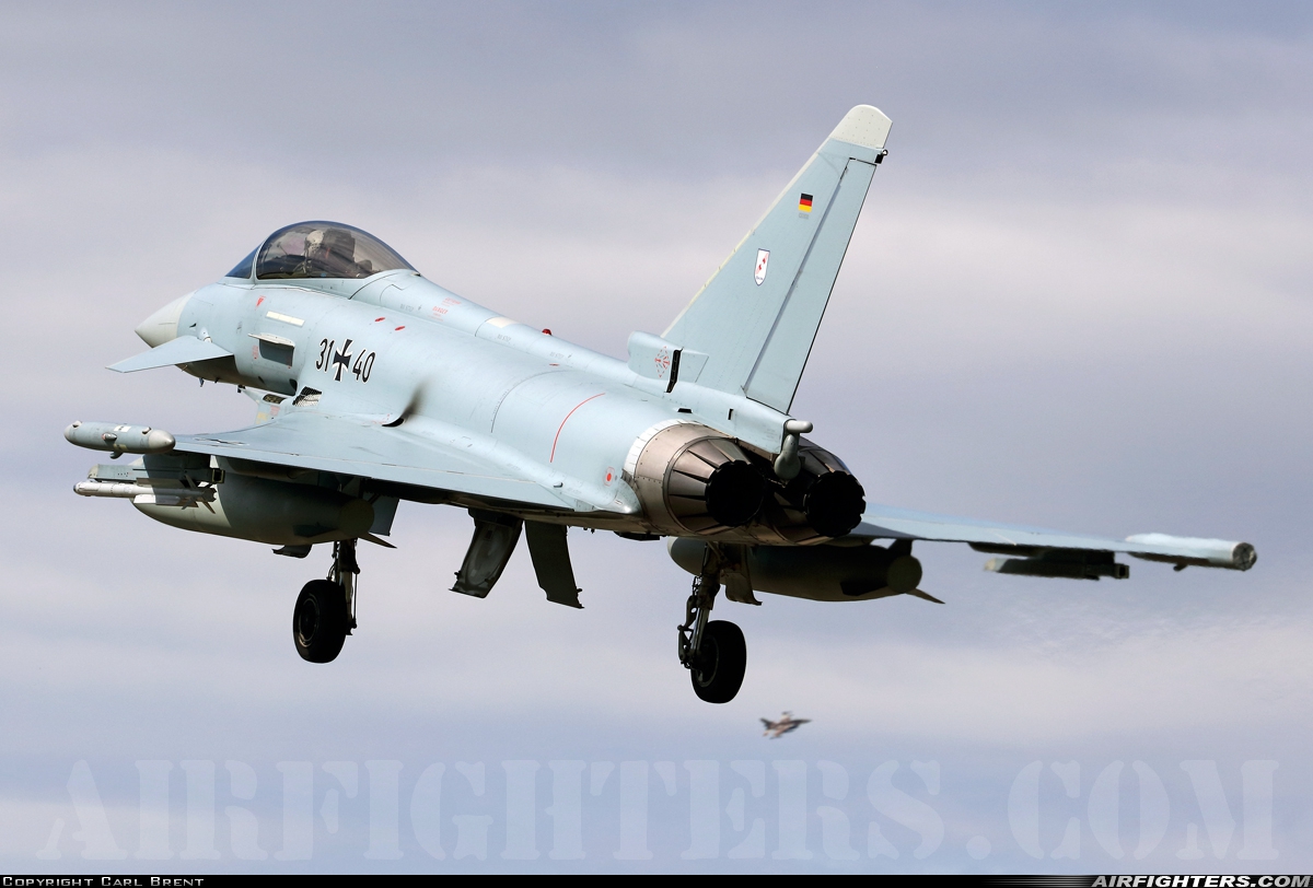 Germany - Air Force Eurofighter EF-2000 Typhoon S 31+40 at Norvenich (ETNN), Germany