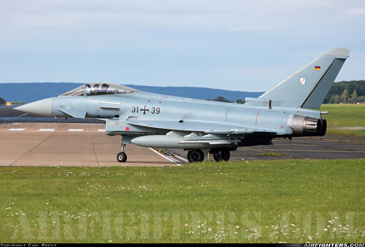 Germany - Air Force Eurofighter EF-2000 Typhoon S 31+39 at Norvenich (ETNN), Germany