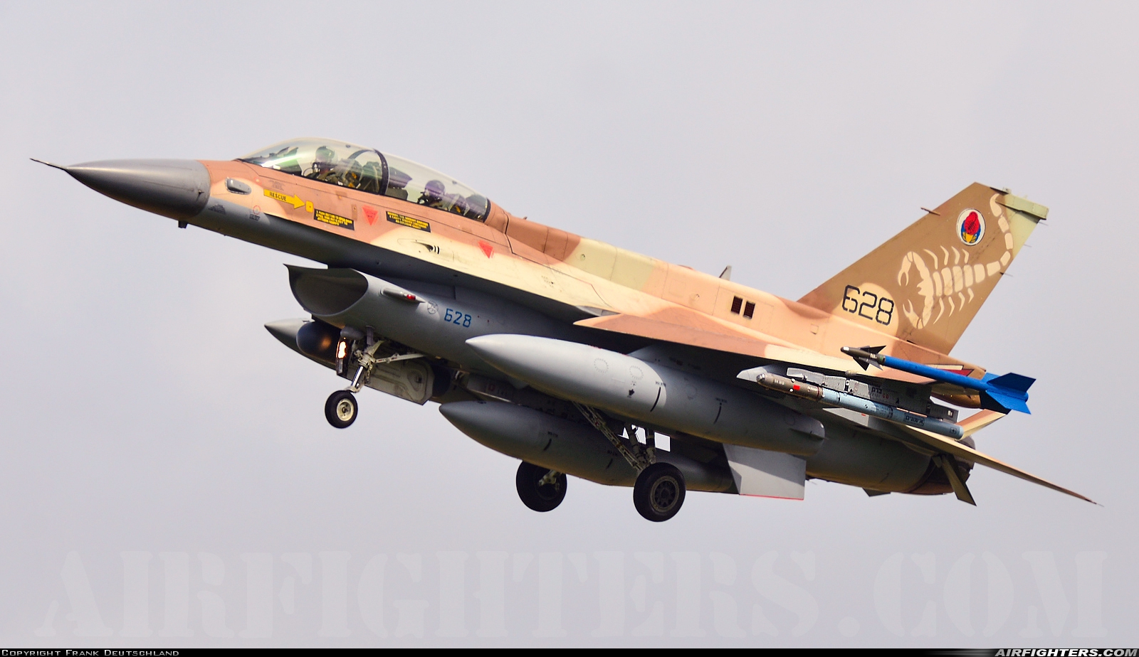 Israel - Air Force General Dynamics F-16D Fighting Falcon 628 at Norvenich (ETNN), Germany
