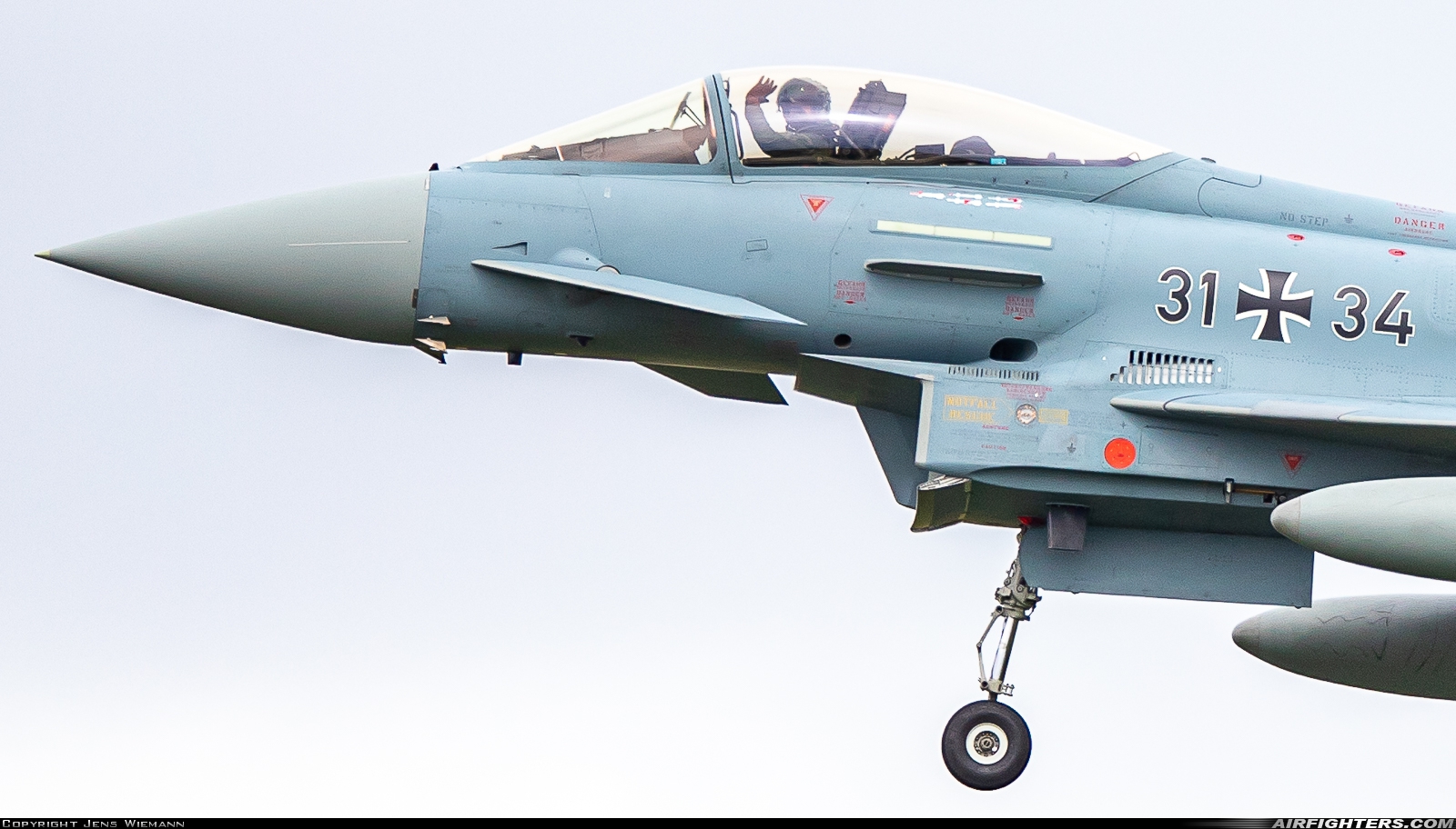 Germany - Air Force Eurofighter EF-2000 Typhoon S 31+34 at Norvenich (ETNN), Germany
