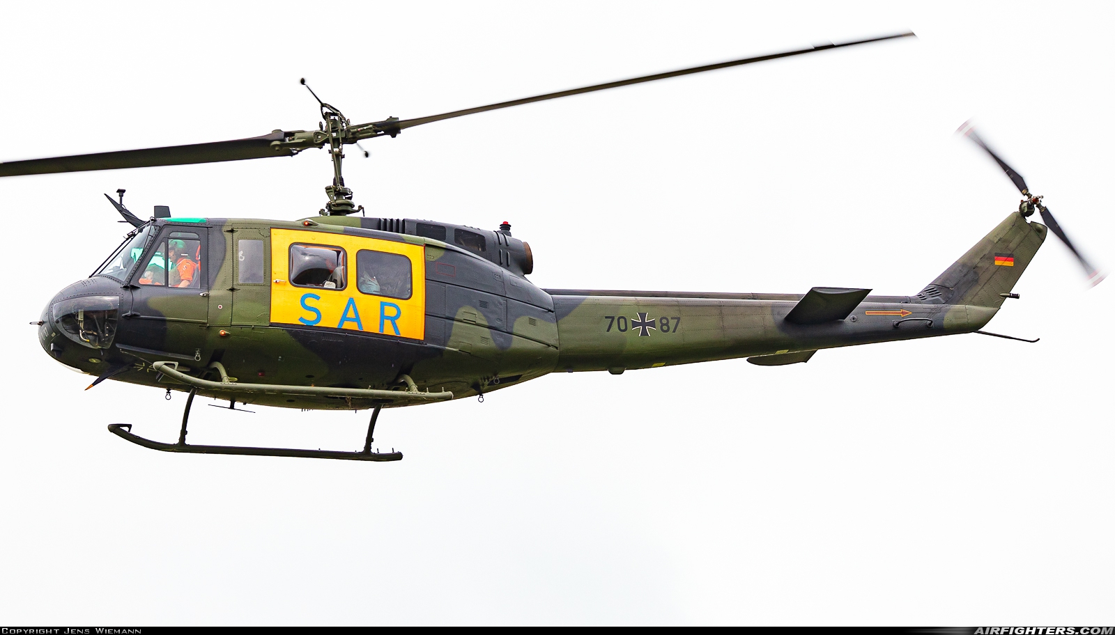 Germany - Air Force Bell UH-1D Iroquois (205) 70+87 at Norvenich (ETNN), Germany