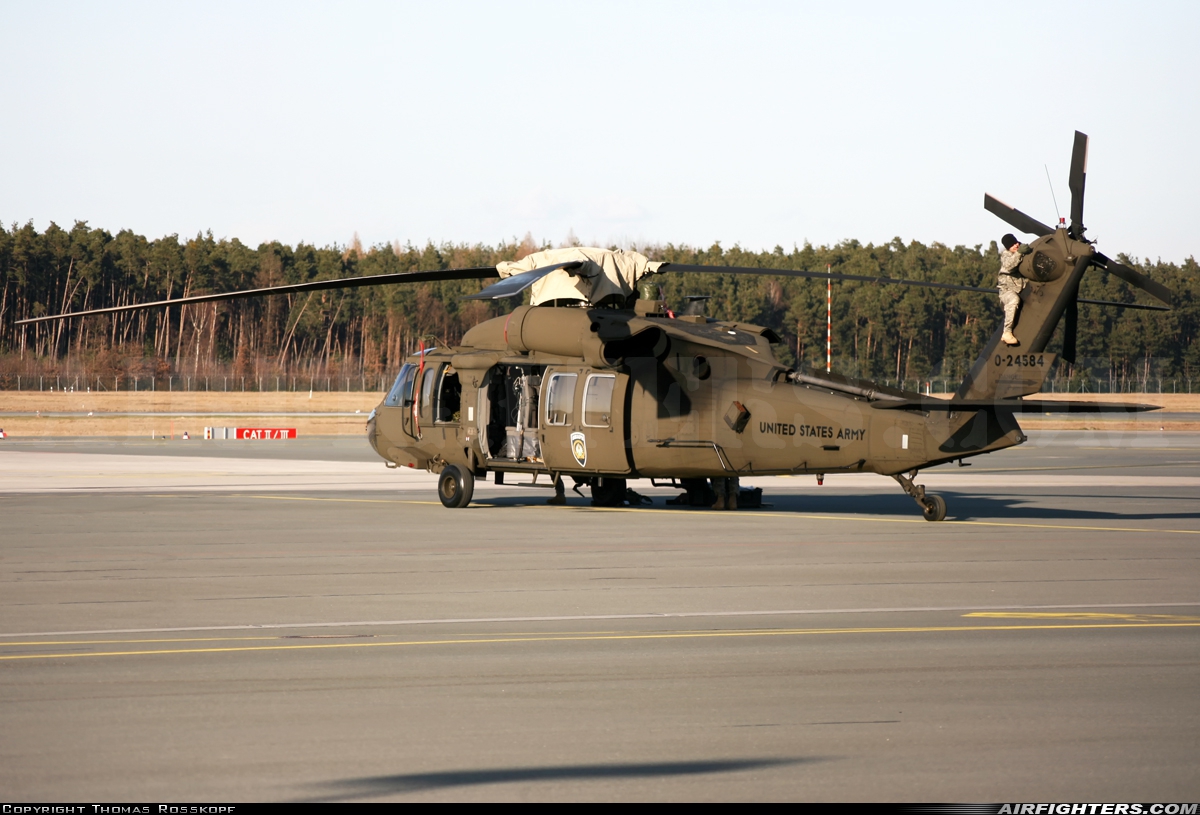 USA - Army Sikorsky UH-60A(C) Black Hawk (S-70A) 87-24584 at Nuremberg (NUE / EDDN), Germany