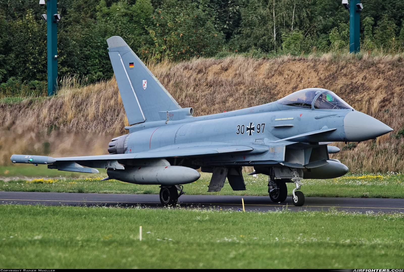 Germany - Air Force Eurofighter EF-2000 Typhoon S 30+97 at Norvenich (ETNN), Germany