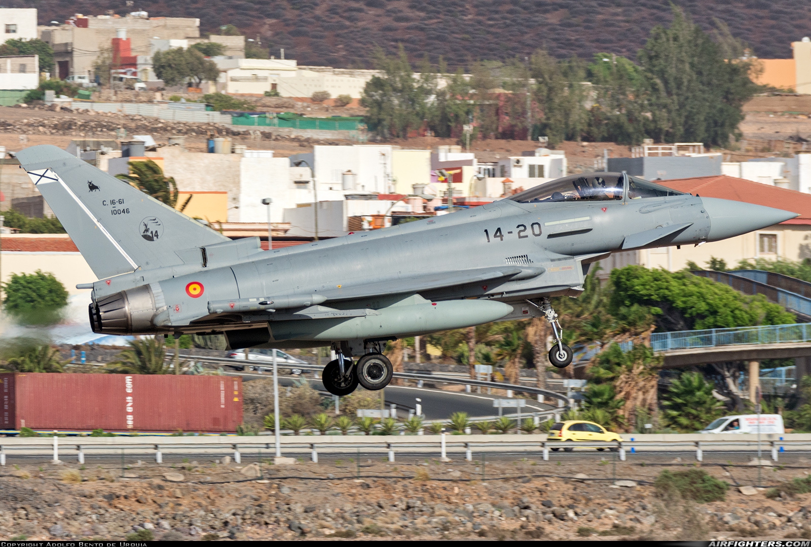 Spain - Air Force Eurofighter C-16 Typhoon (EF-2000S) C.16-61-10046 at Gran Canaria (- Las Palmas / Gando) (LPA / GCLP), Spain