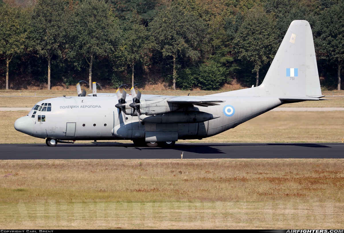 Greece - Air Force Lockheed C-130H Hercules (L-382) 751 at Eindhoven (- Welschap) (EIN / EHEH), Netherlands