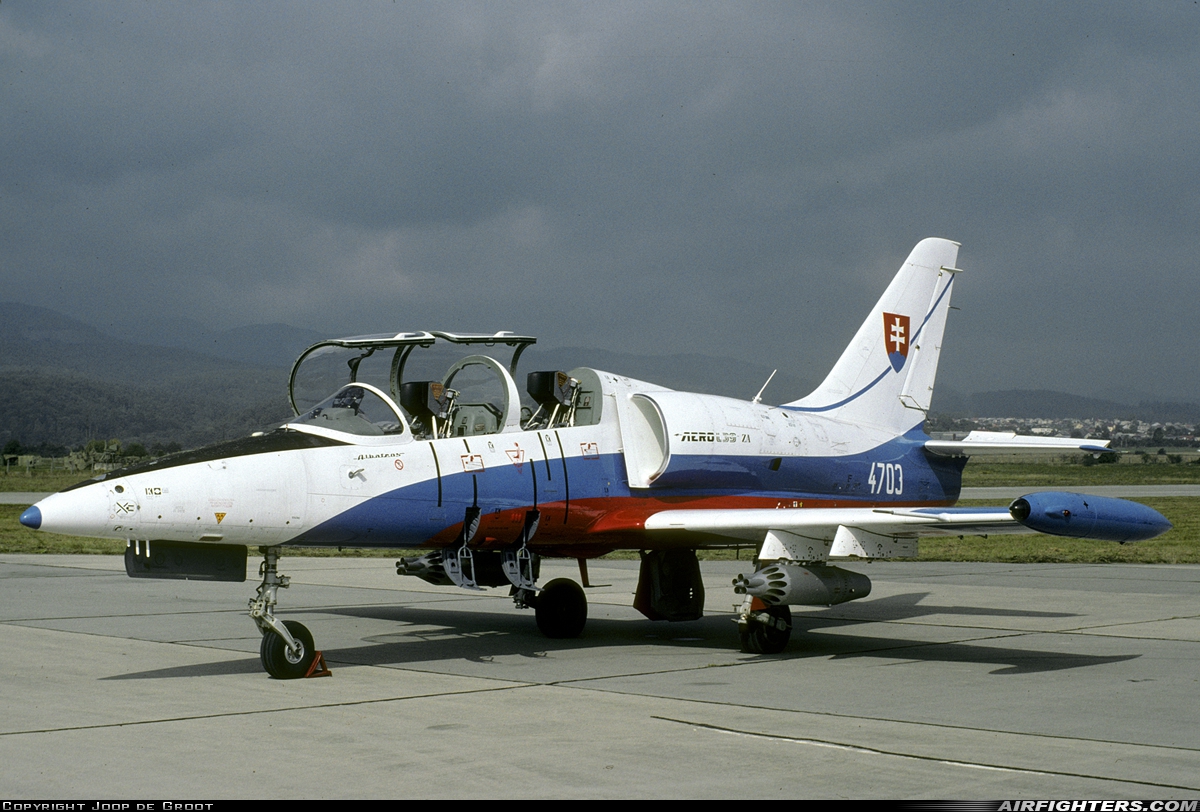 Slovakia - Air Force Aero L-39ZA Albatros 4703 at Sliac (LZSL), Slovakia