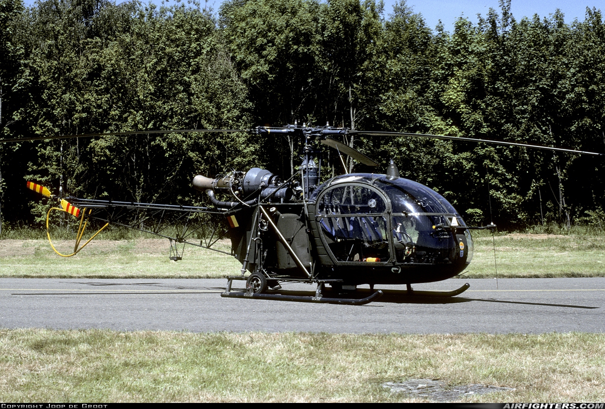 Belgium - Army Sud Aviation SA.318C Alouette II A68 at Liege (- Bierset) (LGG / EBLG), Belgium