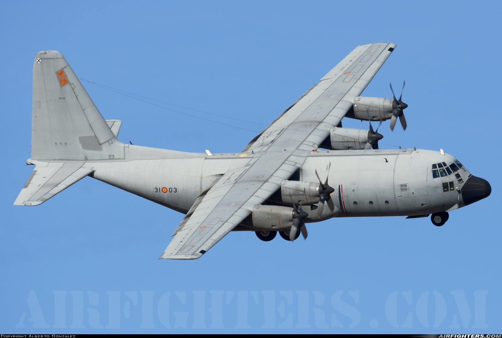 Spain - Air Force Lockheed C-130H Hercules (L-382) T.10-03 at Madrid - Torrejon (TOJ / LETO), Spain