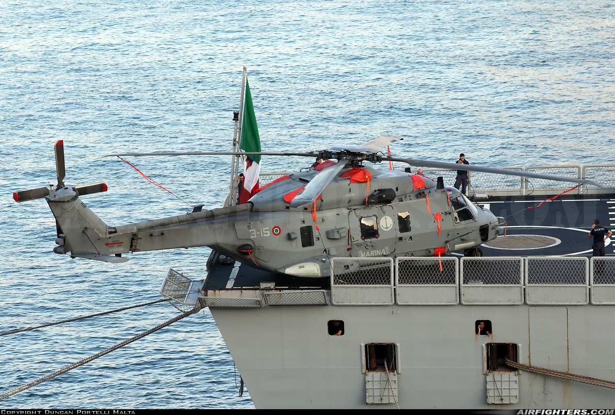 Italy - Navy NHI SH-90A (NH-90NFH) MM81591 at Off-Airport - Valetta Grand Harbour, Malta
