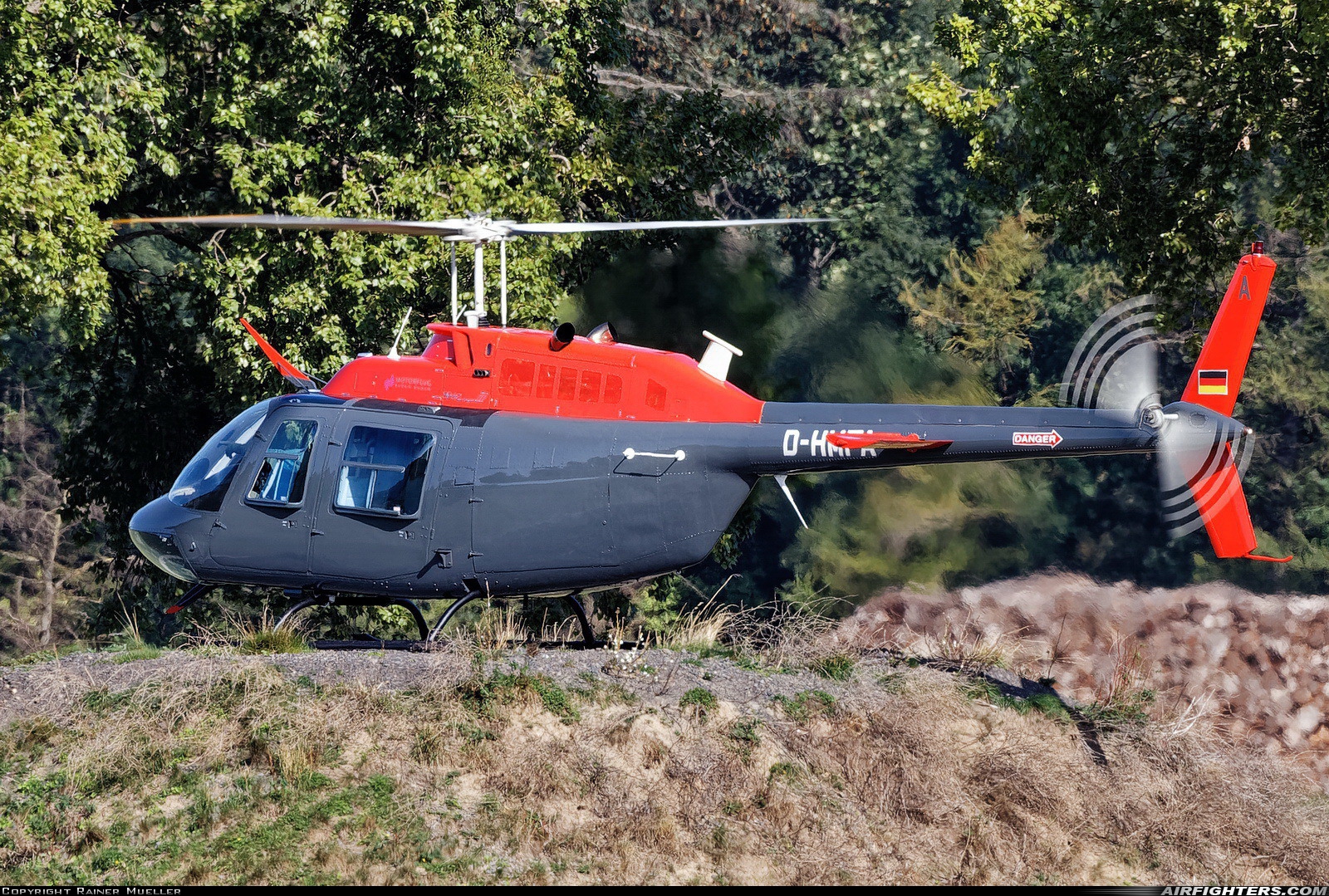 Germany - Army Bell 206B JetRanger D-HMFA at Off-Airport - Roecke, Germany